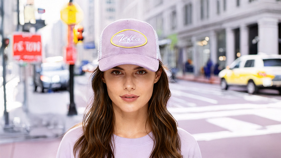 Новое поступление: замшевая шляпа дальнобойщика с 5 панелями