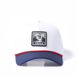 5 панелей, индивидуальные резиновые накладки из ПВХ, лазерная резка, шляпа для гольфа, быстросохнущие шапки с 2 тонами 