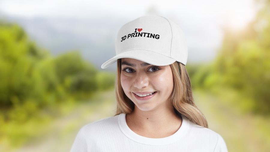 Caps как объекты, которые должны быть напечатаны 3D